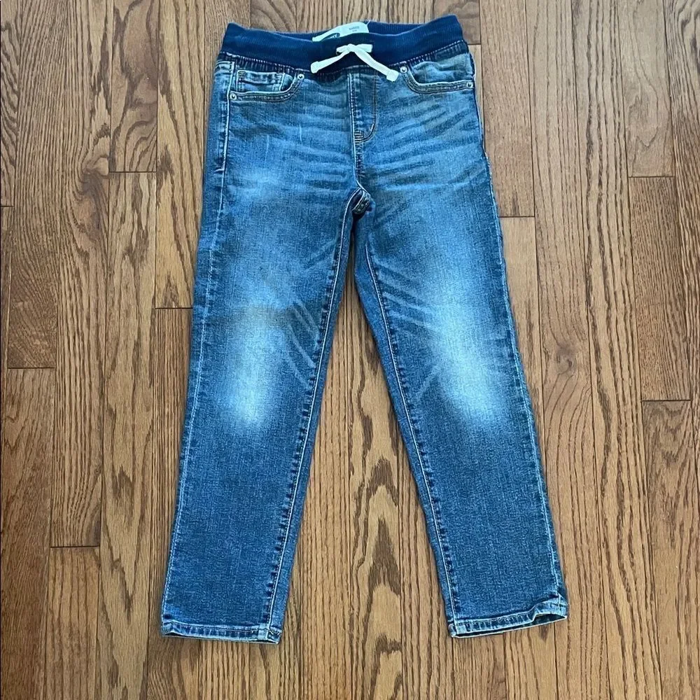 Old Navy Karate Slim Built in Flex Max Jeans Medium Wash Boy’s Sz Small 6-7